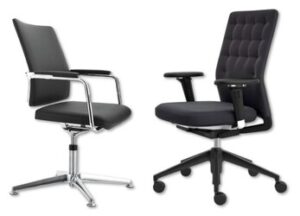 zwei Bürostühle gebrauchte Büromöbel